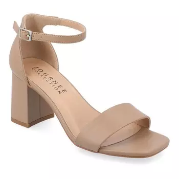 Женские классические сандалии из пены Tru Comfort Foam из коллекции Journee Collection SuperNatural Shades, цвет Mocha