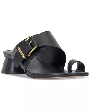 Женские классические сандалии Lenqua без шнуровки с пряжками Vince Camuto, черный
