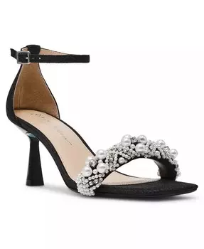 Женские классические сандалии Milo с украшением Betsey Johnson, черный