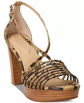 Женские классические сандалии на платформе Shelby Lauren Ralph Lauren, цвет Caramel