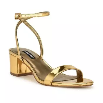 Женские классические сандалии Nine West Allora, цвет Bronze Mirror Metallic
