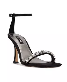 Женские классические сандалии Yazmin с ремешком на щиколотке Nine West, черный