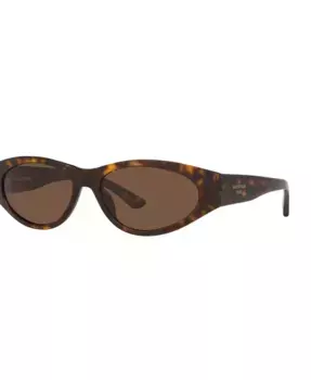 Женские классические солнцезащитные очки, BB0367S 6E000356 Balenciaga, коричневый