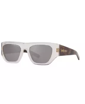 Женские классические солнцезащитные очки, SL 740 YS000619 Saint Laurent, коричневый/бежевый