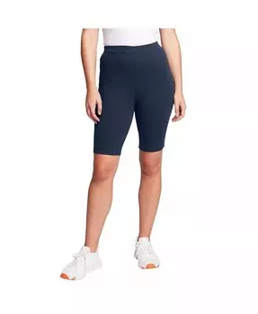 Женские классические велосипедные шорты больших размеров June + Vie, синий