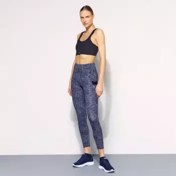 Женские колготки для бега 7/8 Boomerang, чёрный