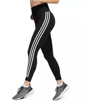 Женские колготки с полосками по бокам adidas, черный