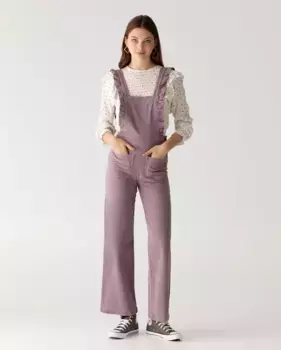 Женские комбинезоны с высокой талией и расклешенными штанинами Noon, сиреневый