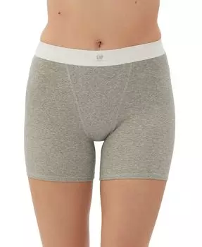 Женские комфортные шорты с высокой талией GapBody с логотипом GPW01070 GAP, серый