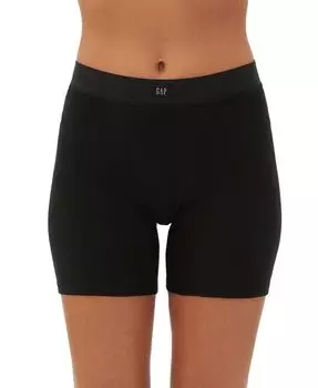 Женские комфортные шорты с высокой талией GapBody с логотипом GPW01070 GAP, черный