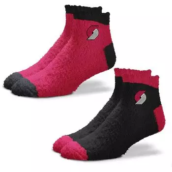 Женские комплекты из 2 мягких носков для сна Portland Trail Blazers для босых ног Team Team