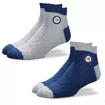 Женские комплекты из 2 мягких носков для сна Winnipeg Jets для босых ног Team Team