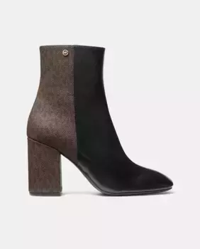 Женские контрастные ботильоны с логотипом МК Michael Michael Kors, черный