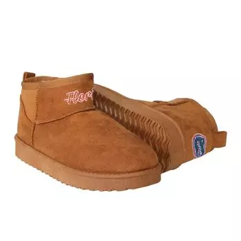Женские коричневые ботинки FOCO Florida Gators Team с логотипом Fuzzy Fan Boots