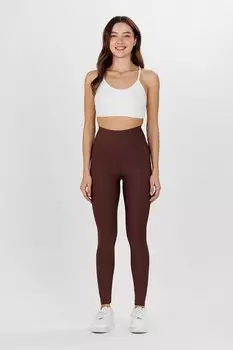 Женские коричневые колготки-корсеты для похудения с высокой талией Karioca и прошивкой ECROU