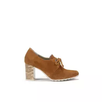 Женские коричневые кожаные туфли на шнуровке Dorking, коричневый