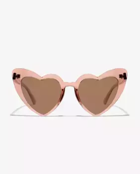 Женские коричневые солнцезащитные очки DFranklin в форме сердца