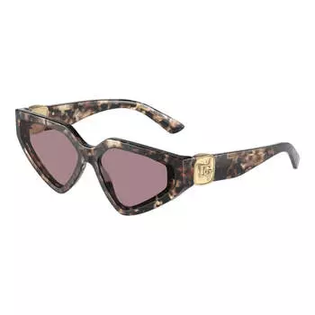 Женские коричневые солнцезащитные очки Dolce & Gabbana 59 мм