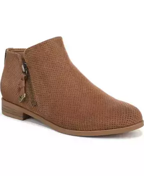 Женские короткие ботинки Reverie на квадратном каблуке с молнией Dr. Scholl's, коричневый