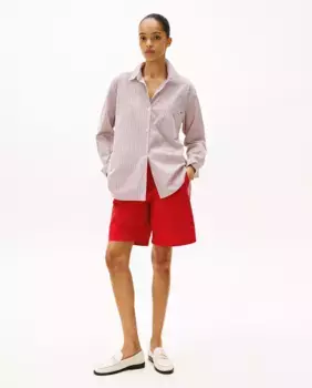 Женские короткие брюки-чиносы Tommy Hilfiger, красный