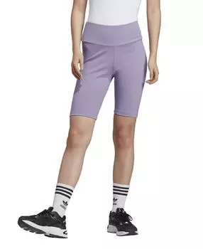 Женские короткие леггинсы с высокой посадкой adicolor essentials adidas, мульти