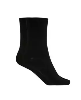 Женские короткие носки из хлопка Special Wide Punto Blanco, черный