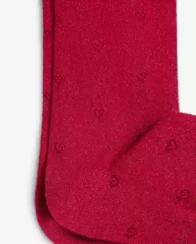 Женские короткие носки с сердечками Scalpers, гранатовый