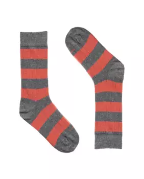 Женские короткие полосатые носки NAVE, кремовый