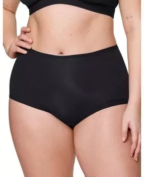 Женские короткие трусики Risa больших размеров Nueskin, черный