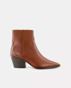 Женские ковбойские ботильоны на каблуке Latouche, коричневый