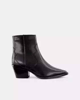 Женские ковбойские ботильоны на каблуке Latouche, черный