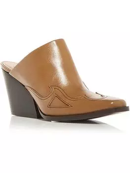 Женские ковбойские мюли из искусственной кожи в стиле вестерн Cloudy Cowboy Stella McCartney, цвет toffee