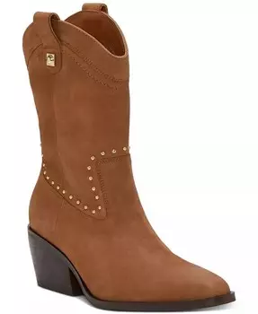 Женские ковбойские сапоги Cesiet с шипами Lucky Brand, бежевый