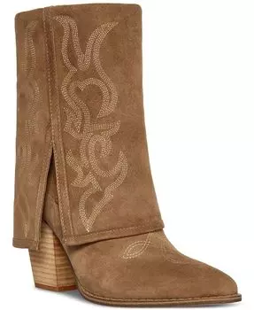 Женские ковбойские сапоги Layne с складными манжетами Steve Madden, красный