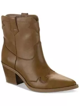 Женские ковбойские сапоги в стиле вестерн с острым носком Brennaa Sun + Stone, цвет tan smooth