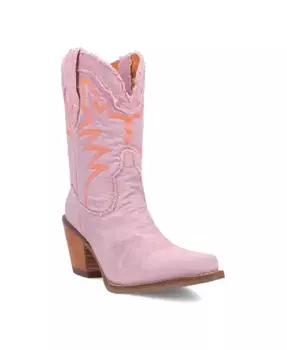 Женские ковбойские сапоги Y'all Need Dolly из денима Dingo, фиолетовый