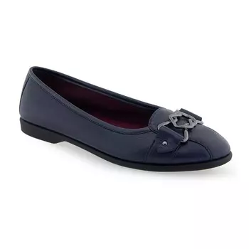 Женские кожаные балетки Aerosoles Bia, цвет Navy Leather