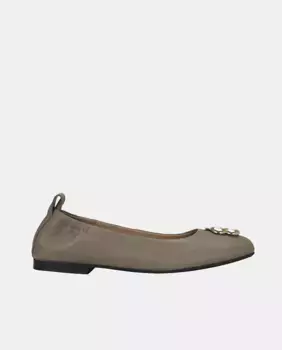 Женские кожаные балетки Boss, цвет Cuero