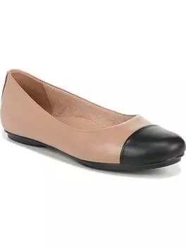 Женские кожаные балетки Maxwell с носками Naturalizer, серо-коричневый/черный