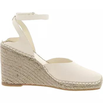 Женские кожаные босоножки Cecilia на танкетке с закрытым носком Vince, цвет Marble Cream Leather