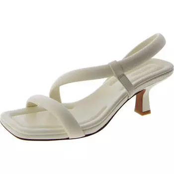 Женские кожаные босоножки Coline с ремешками и пяткой Vince, цвет marble cream leather