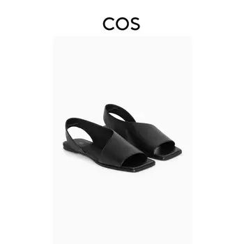 Женские кожаные босоножки Cos, черный