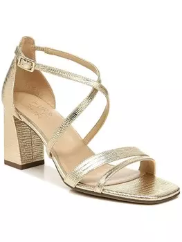 Женские кожаные босоножки на блочном каблуке Tiff Naturalizer, цвет Dark Gold