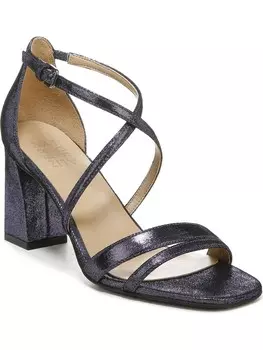 Женские кожаные босоножки на блочном каблуке Tiff Naturalizer, цвет Bright Purple Leather