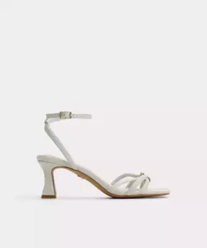 Женские кожаные босоножки на квадратном каблуке Aldo, белый