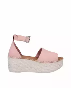 Женские кожаные босоножки на платформе с пряжкой Viguera, розовый
