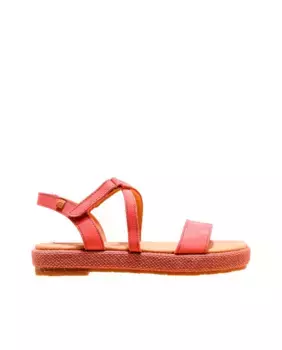 Женские кожаные босоножки на платформе с застежкой-пряжкой El Naturalista, розовый