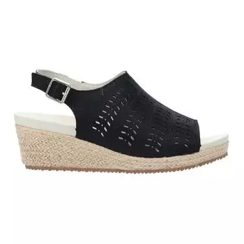Женские кожаные босоножки на танкетке Propet Marlo Propet, черный