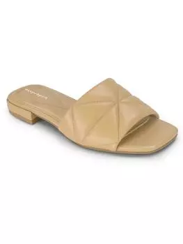 Женские кожаные босоножки QUINCIE с открытым носком Easy Spirit, цвет light natural