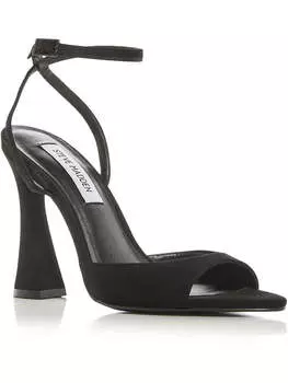 Женские кожаные босоножки с открытым носком Beki Slingback Steve Madden, черный